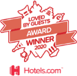 hotels.com loved by guests award