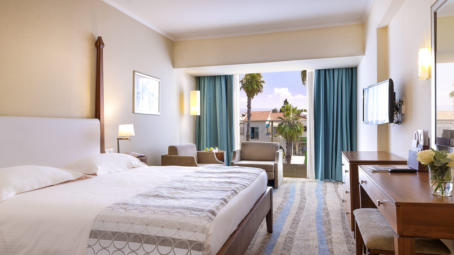 Luxury Room at Alexander the Great Beach Hotel in Cyprus Paphos