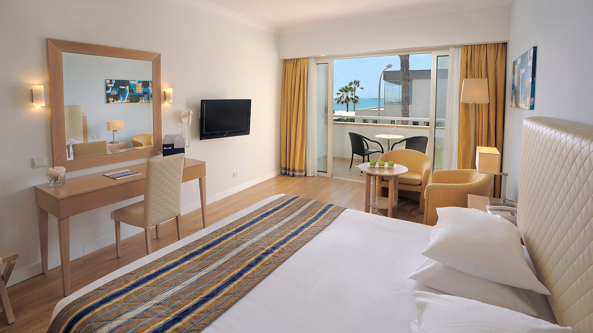 Deluxe Room Side Sea View at Olympic Lagoon Resorts, Paphos