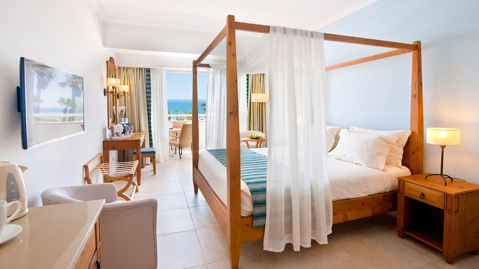 Fisherman's Junior Suite with Pool & Sea View at Olympic Lagoon Resorts, Paphos