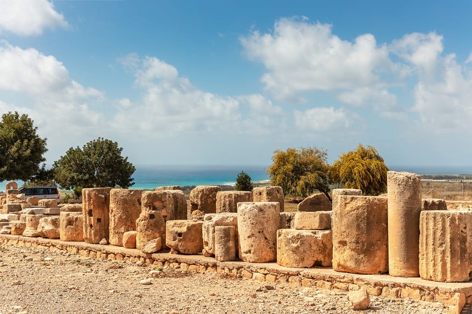 See in Cyprus Sanctuary of Aphrodite, Kouklia 